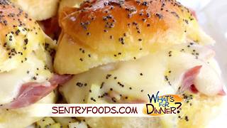 What's for Dinner? - Baked Ham and Cheese Party Sandwiches