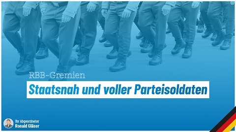 RBB-Gremien: Staatsnah und besetzt mit Parteisoldaten