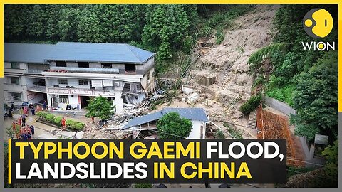 Typhoon Gaemi: China hit by torrential rain after Typhoon passes Taiwan and Philippines | WION| RN