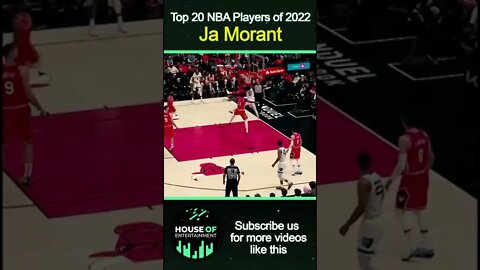 Impressive Ja Morant is one of the top NBA Players in 2022 | Top NBA Players #Shorts