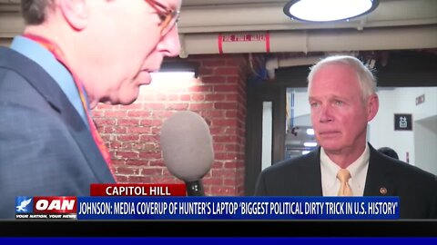 Sen. Johnson: Media Coverup Of Hunter's Laptop 'Biggest Political Dirty Trick In U.S. History'