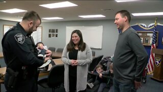 Germantown police officer delivers baby and reconnects with the family