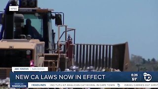 New California laws now in effect