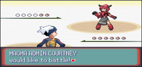 Pokemon Ruby - Team Magma Admin 2nd Battle: Courtney
