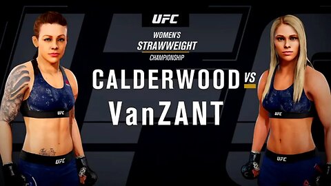 EA Sports UFC 3 Gameplay Paige VanZant vs Joanne Calderwood