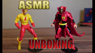 ASMR Unboxing Crisis on Infinite Earths Kid Flash Psycho Pirate (Gold Label - McFarlane Toys) Part 1