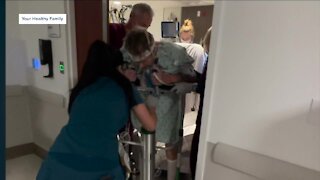 Your Healthy Family: Naples man on artificial lung after severe COVID-19 walks again