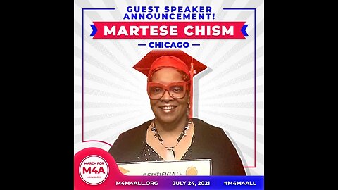 Chicago #M4M4ALL Rally Guest Speaker Martese Chism, Cook County Hospital Nurse