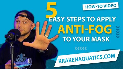 5 Easy Steps To Apply Anti-Fog To Your Mask | How To Prevent a Fogging Dive Mask