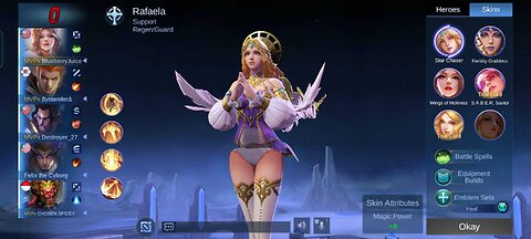 Trying Out Mobile Legends - Rafaela