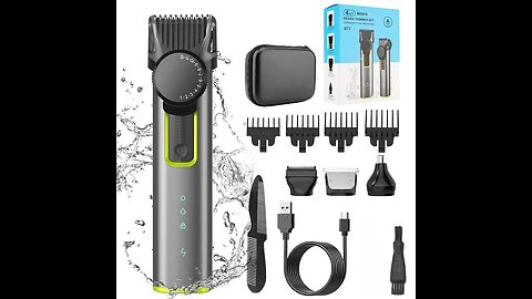 ANNUAL SALE! RESUXI 677 Professional Household 4 in 1 Hair Trimmer