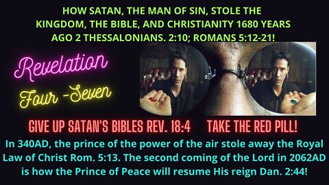 HOW SATAN, THE PRINCE OF THE POWER OF THE AIR, HAS RULED OVER THIS WORLD SINCE 340AD 2 Thess. 2:10!