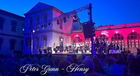 Peter Gunn - Henry Mancini. Summer concert July 2023. In La Térmica. Malaga Philharmonic Orchestra. Film music concert.