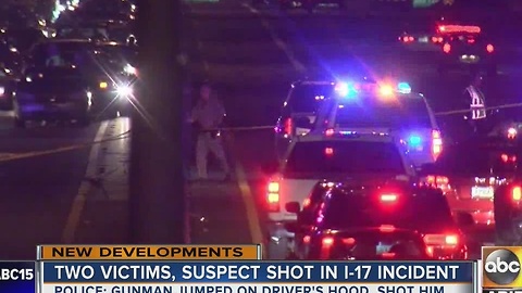 Two people shot in wild Interstate 17 incident