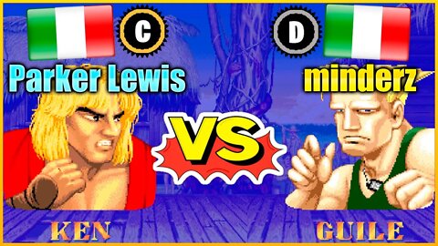 Street Fighter II': Champion Edition (Parker Lewis Vs. minderz) [Italy Vs. Italy]
