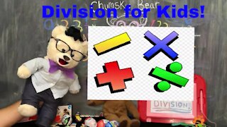 Learn how to Divide with Chumsky Bear | Division | STEM | Educational Videos for Kids