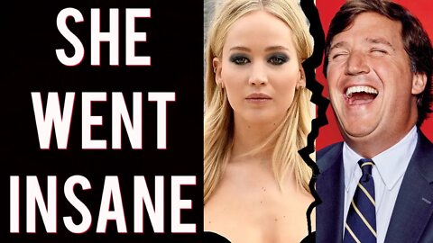 Hollywood INSANITY! Jennifer Lawrence DUMPED her family over Tucker Carlson?!