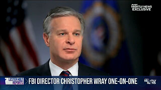 We Don't Believe You! Watch As Christopher Wray Says FBI Doesn't Monitor Protests