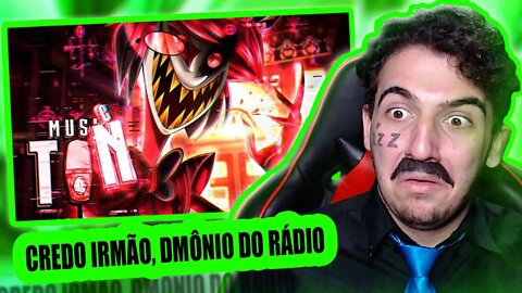 PASTOR REACT Rap do Alastor (Hazbin Hotel) - APERTE A MINHA MÃO | PAPYRUS DA BATATA