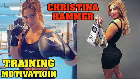 Hot Female Boxer Christina Hammer, Training Motivation