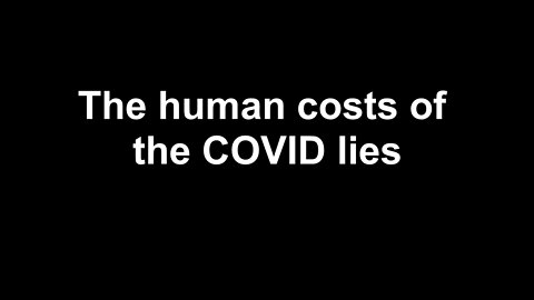 The human cost of the COVID lies