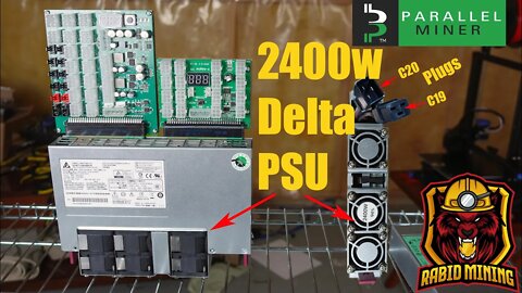 Parallel Miner Power Supply 2400w