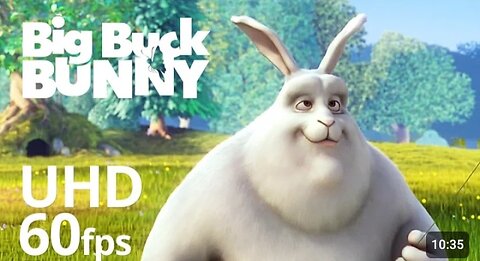 Big Buck Bunny 60fps 4K - Official AM Cartoon channel Short Film