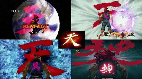 Evolution of Akuma Shun Goku Satsu (Raging Demon) Special Attack