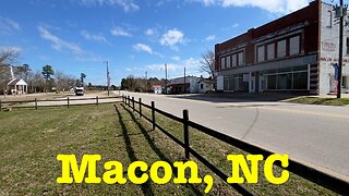 I'm visiting every town in NC - Macon, NC - Walk & Talk
