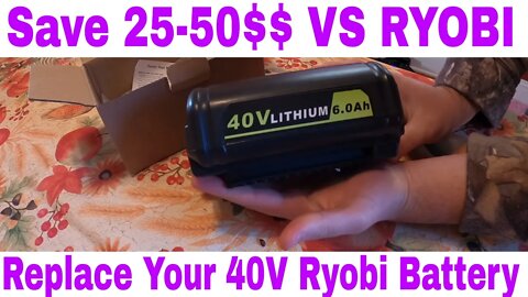 KUNLUN 40Volt Battery Unbox - Test - Review Save Money VS Name Brand 40V Batteries!