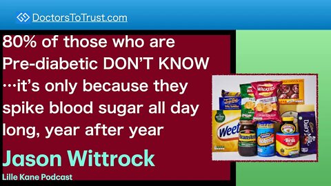 LILLIE KANE 2 | 80% Pre-diabetic DON’T KNOW- because they spike blood sugar all day, year after year