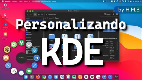 Como personalizar KDE Plasma - Tema Mac/Chrome