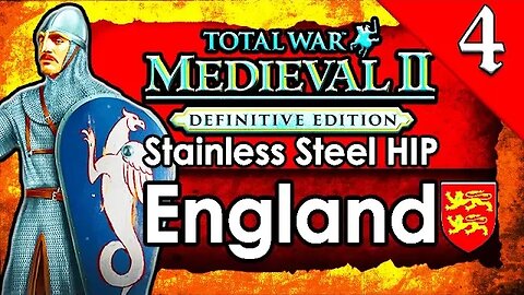 INVASION OF IRELAND! Medieval 2 Total War: Stainless Steel HIP: England Campaign Gameplay #4