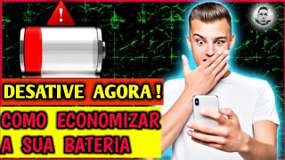 DESATIVE AGORA ! Isso ACABA Com a BATERIA do Seu CELULAR. #youtube #dicas #android