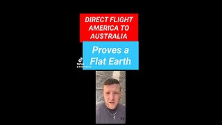 Direct flights prove a flat earth