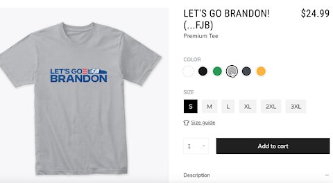 Let's Go Brandon... (Official FJB Merchandise by comedian K-von)