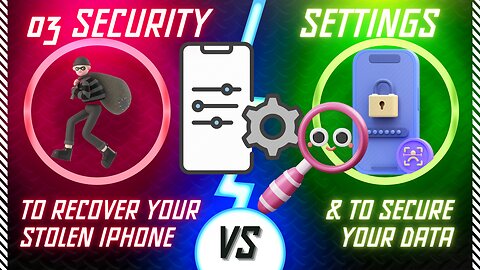 Have an Iphone? Change These 03 Security Settings | To Recover Stolen Iphone | & To Secure Data