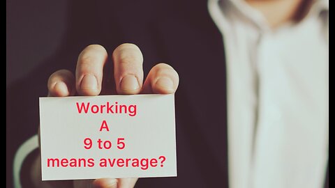 Working a 9-5 job/career doesn’t mean the person is just average