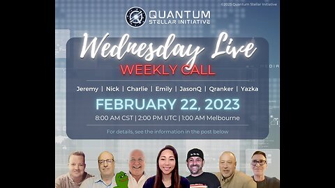 QSI Weekly Wednesday Panel Call - HISTORY OF BANKING CABAL (February 22, 2023)