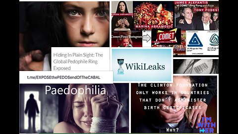 WIKILEAKS EXPOSES PEDOBASTARD RINGS - from PizzaGate, Epstein and much more