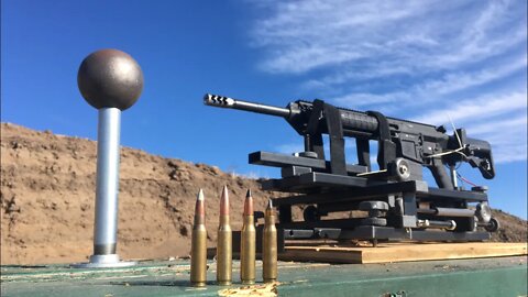 308's Baddest Rounds vs 4" Iron Ball