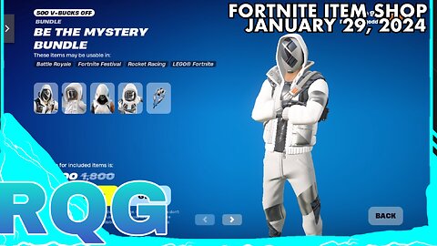 “NEW” BE THE MYSTERY BUNDLE IS HERE! FORTNITE ITEM SHOP (January 29, 2024)