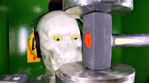 Hydraulic Press Accidents Vs. Ballistic Head