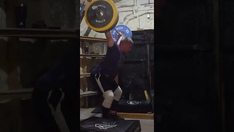 125 kg / 275 lb - Low Block Snatch - Weightlifting Training