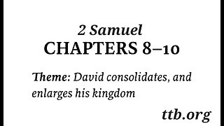 2 Samuel Chapter 8-10 (Bible Study)