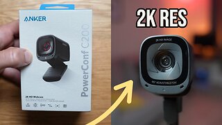 Câmera webcam Anker PowerConf C200 2K 30FPS (Mercado Livre)