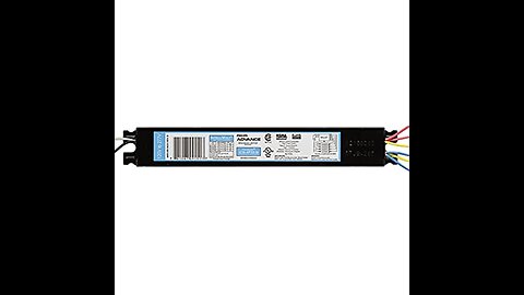 Advanced ICN-3P32-N Fluorescent Ballast, 3 Lamp, F32 T8, 28W, 120277V