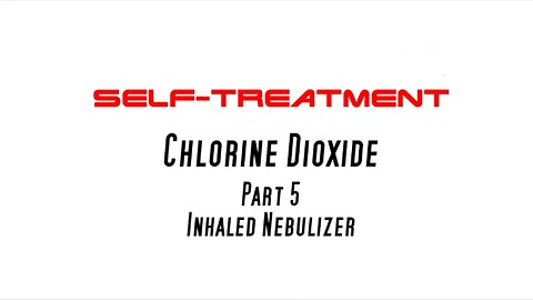 How to Use Chlorine Dioxide (MMS) for Respiratory Illness with Nebulizer Machine