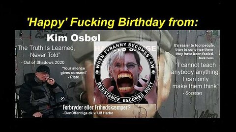 Fucking 'Happy' Birthday from 58 years old Kim Osbøl! (Reloaded) [06.05.2022]