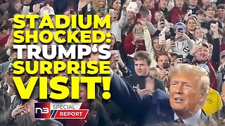 See The Instant Frenzy The Second Trump Shows Up At Football Game That Puts Biden to Shame